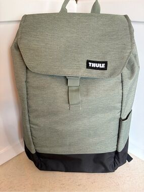 Thule Sage Green and Black Everyday Backpack